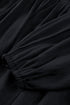 Shirred Drawstring Ruffle Long Sleeve Casual Mini Dress