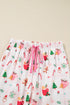 Short Sleeve Button Up Wide Leg Pajama Set
