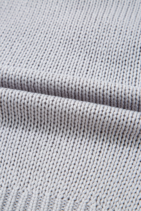 Short Sleeve Crew Neck Bow Accent Sweater Top