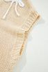 Short Sleeve Crew Neck Bow Accent Sweater Top