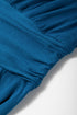 Short Sleeve Empire Waist V Neck Maxi Dress