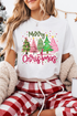 Short Sleeve Graphic Print Crewneck Soft Blend Tee