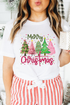 Short Sleeve Graphic Print Crewneck Soft Blend Tee