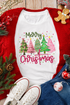 Short Sleeve Graphic Print Crewneck Soft Blend Tee