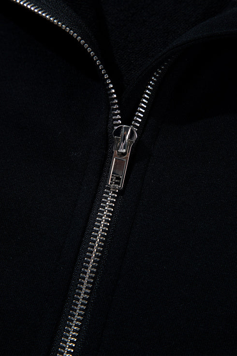 Short Sleeve Half Zip Relaxed Pullover Hoodie