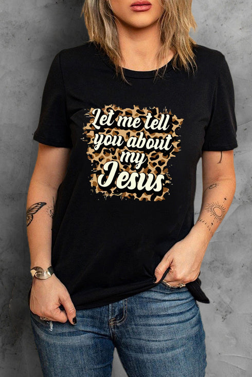 Short Sleeve Inspirational Graphic Print Jersey T Shirt