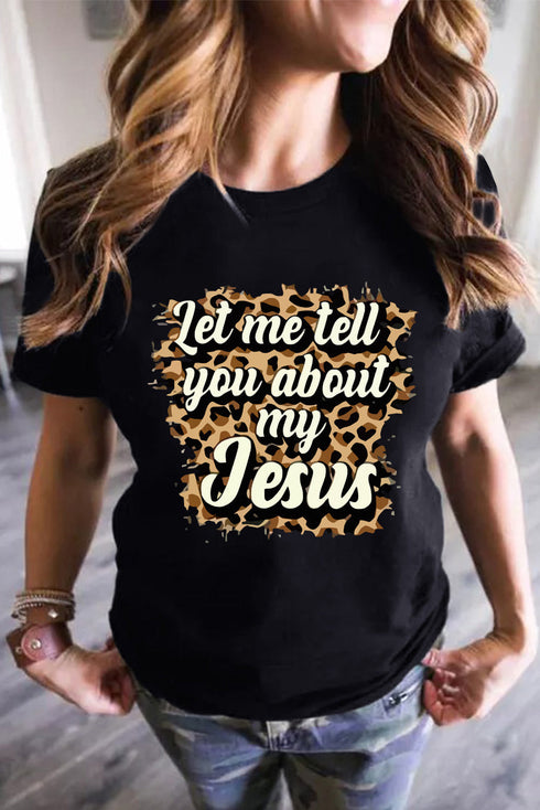 Short Sleeve Inspirational Graphic Print Jersey T Shirt