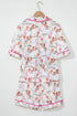 Short Sleeve Notch Lapel Western Graphic Pajama Set