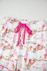 Short Sleeve Notch Lapel Western Graphic Pajama Set