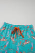 Short Sleeve Notch Lapel Western Graphic Pajama Set