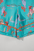 Short Sleeve Notch Lapel Western Graphic Pajama Set