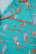 Short Sleeve Notch Lapel Western Graphic Pajama Set