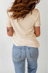 Short Sleeve Round Neck Graphic Print Crop Tee
