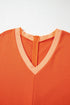 Short Sleeve V Neck Patch Pocket Loose Fit Romper