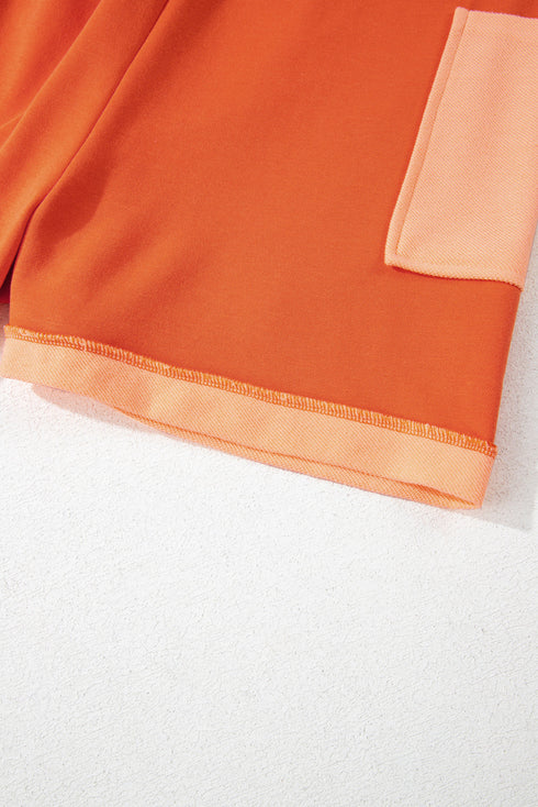 Short Sleeve V Neck Patch Pocket Loose Fit Romper