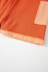 Short Sleeve V Neck Patch Pocket Loose Fit Romper