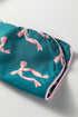 Silky Ribbon Bow Print Long Sleeve And Shorts Pajama Set