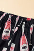Silky Satin Button Down Short Sleeve Pajama Set