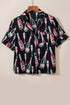 Silky Satin Button Down Short Sleeve Pajama Set