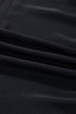 Silky Satin Split Neck Tiered Ruffle Sleeve Maxi Dress