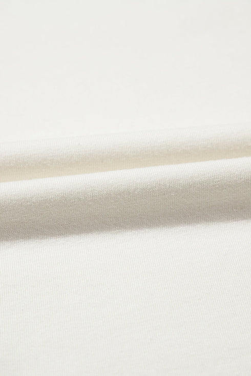 Sky Blue USA Graphic Crewneck Plus Size Patriotic Tee