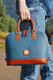 Sleek Modern Pu Leather Zippered Tote Bag