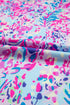 Sleeveless Abstract Print Side Slit Maxi Dress