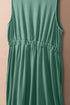 Sleeveless Collared Button Front Utility Mini Dress