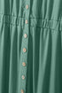Sleeveless Collared Button Front Utility Mini Dress