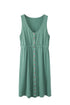 Sleeveless Collared Button Front Utility Mini Dress