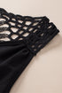 Sleeveless Crochet Medallion Back Flowy Boho Tank Top