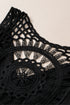 Sleeveless Crochet Medallion Back Flowy Boho Tank Top
