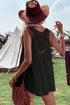 Sleeveless Crochet Medallion Back Flowy Boho Tank Top