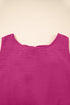 Sleeveless Knot Scoop Back Ruffle Hem Mini Dress