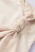 Sleeveless Knot Shoulder V Neck Woven Tank Top