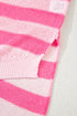 Sleeveless Star And Stripe Notched Neckline Knit Top