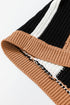 Sleeveless Textured Striped Pointelle Knit Tank Top