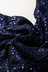 Sleeveless V Neck Sequin Button Down Statement Vest