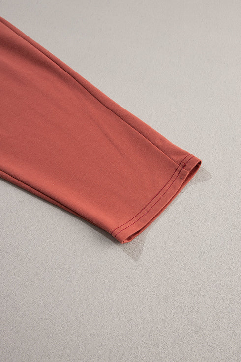 Sleeveless V Neck Side Pocket Harem Pant Jumpsuit