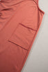 Sleeveless V Neck Side Pocket Harem Pant Jumpsuit