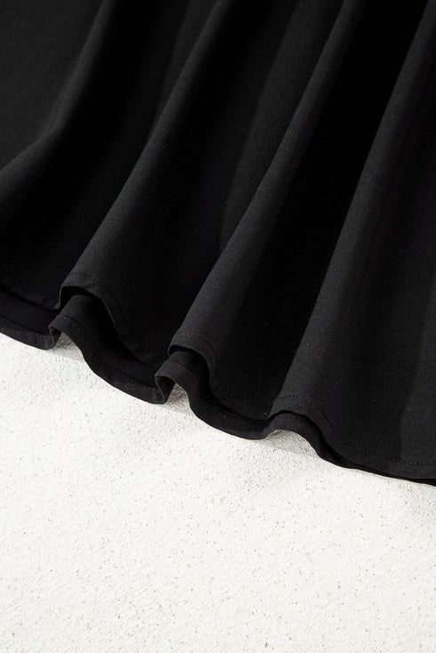 Sleeveless Zipped Front V Neck Smocked Waist Maxi Dress