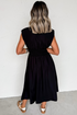 Sleeveless Zipped Front V Neck Smocked Waist Maxi Dress
