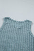 Slim Ribbed Mineral Wash Western Style Tank Top