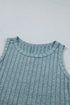 Slim Ribbed Mineral Wash Western Style Tank Top