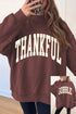 Slogan Graphic High Neck Heritage Inspired Pullover Sweatshirt