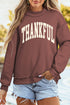Slogan Graphic High Neck Heritage Inspired Pullover Sweatshirt