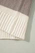 Slouchy Block Striped Chunky Knit Pullover Sweater