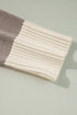 Slouchy Block Striped Chunky Knit Pullover Sweater