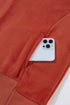 Slouchy Drop Shoulder Kangaroo Pocket Pullover Hoodie
