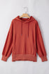 Slouchy Drop Shoulder Kangaroo Pocket Pullover Hoodie